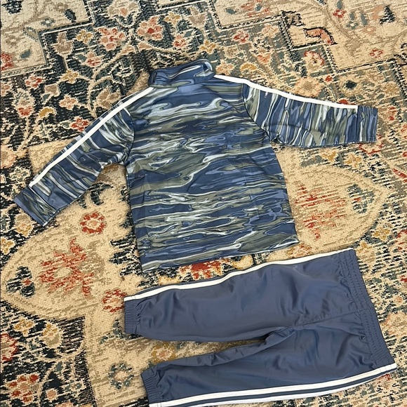 Adidas Blue Camouflage Tracksuit - Picture 3 of 3